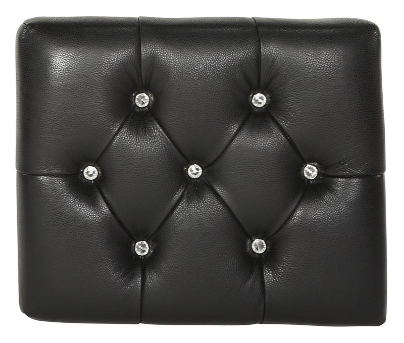 AICO Hollywood Swank Vanity Bench in Platinum 03804-05