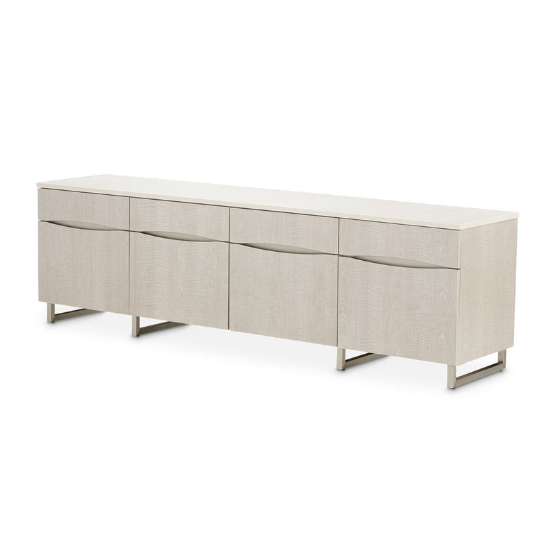 AICO Marin Media Cabinet in Greige image
