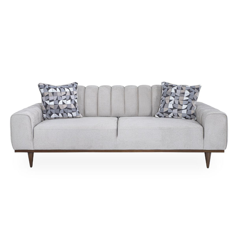 AICO Balboa Sofa in Warm Walnut