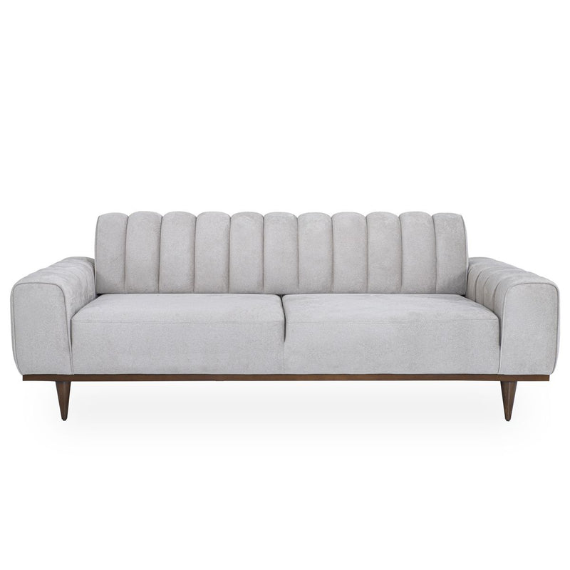 AICO Balboa Sofa in Warm Walnut