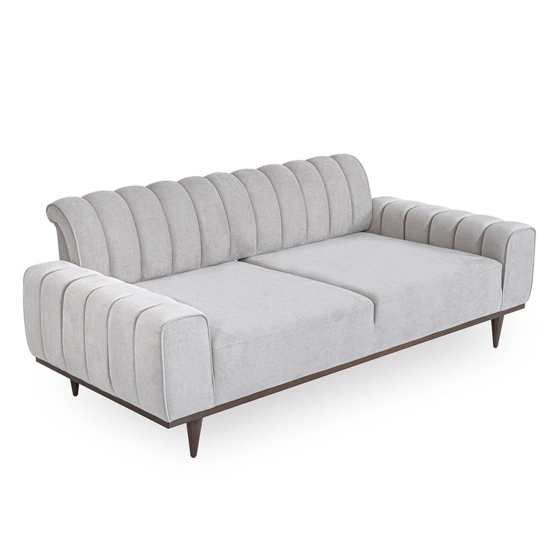 AICO Balboa Sofa in Warm Walnut