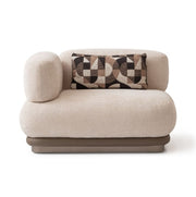 AICO Furniture Bristol Point LAF Chair in Saddle Brown image