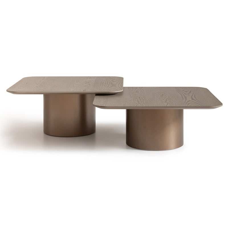 AICO Canberra Short Cocktail Table in Brown