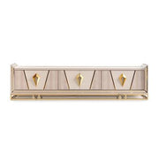 AICO Carmela Media Cabinet in Shimmer Ivory image