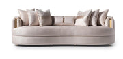 AICO Carmela Mansion Sofa in Shimmer Ivory image
