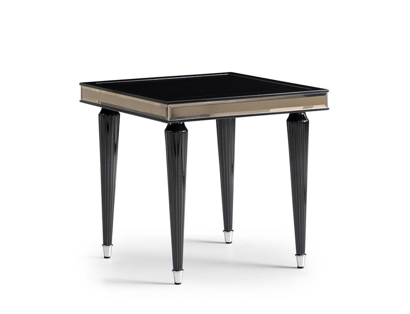 AICO La Francaise Side Table in Black Ice