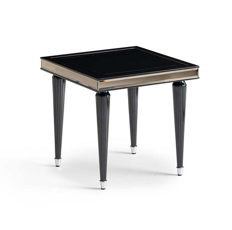 AICO La Francaise Side Table in Black Ice
