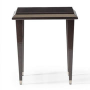 AICO Lousanne Side Table in Glossy Mocha Sand image