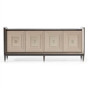 AICO Lousanne Console in Glossy Mocha Sand image