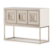 AICO Furniture Madison Small Console with Leg in Glistening Gold image