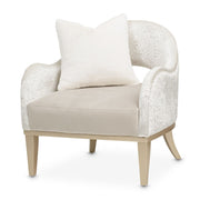 AICO Yvette Accent Chair in Porcini Medium Champagne image