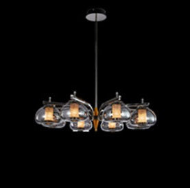 AICO Furniture Lighting Ember 8 Light LED Chandelier image