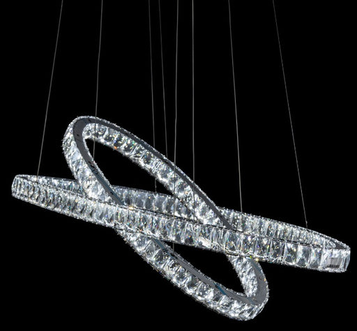 AICO Furniture Lighting Small Crossover LED Chandelier image