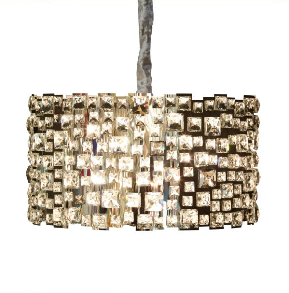 AICO Furniture Lighting Facets 12 Light Chandelier
