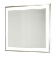 AICO Marquee Wall Mirror in Cloud White image