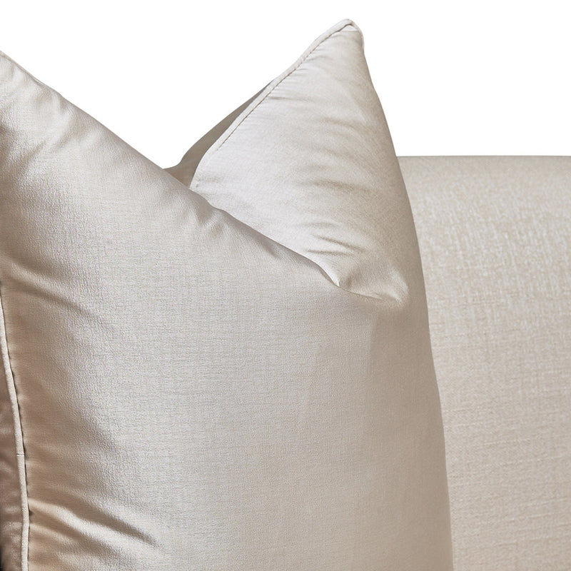 AICO Malibu Crest 3-Piece Sofa Sectional in Pearl Chardonnay