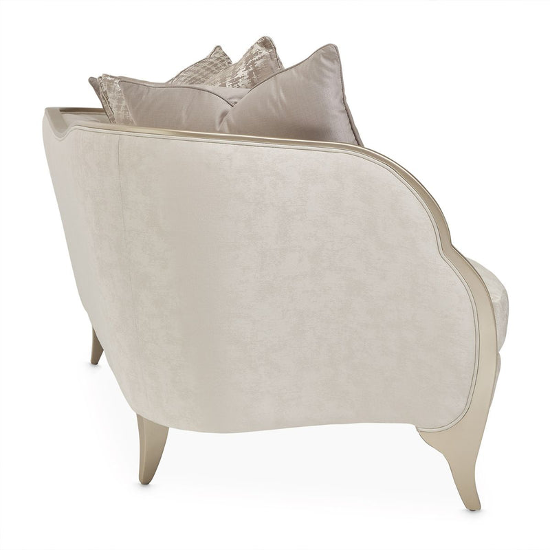 AICO Malibu Crest Loveseat in Chardonnay