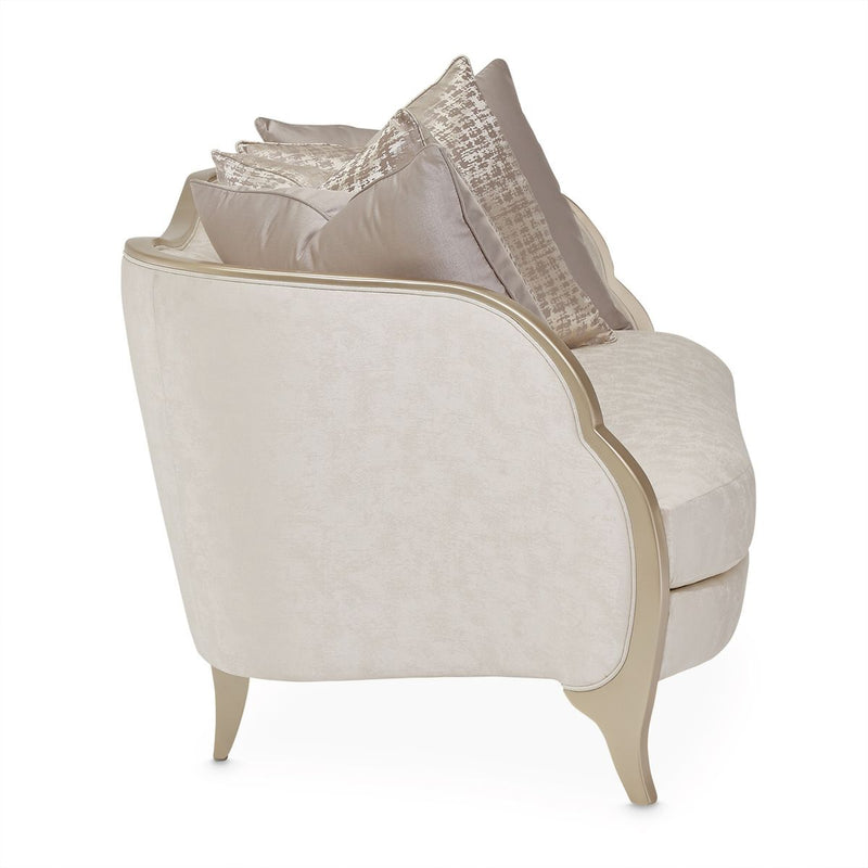 AICO Malibu Crest Loveseat in Chardonnay