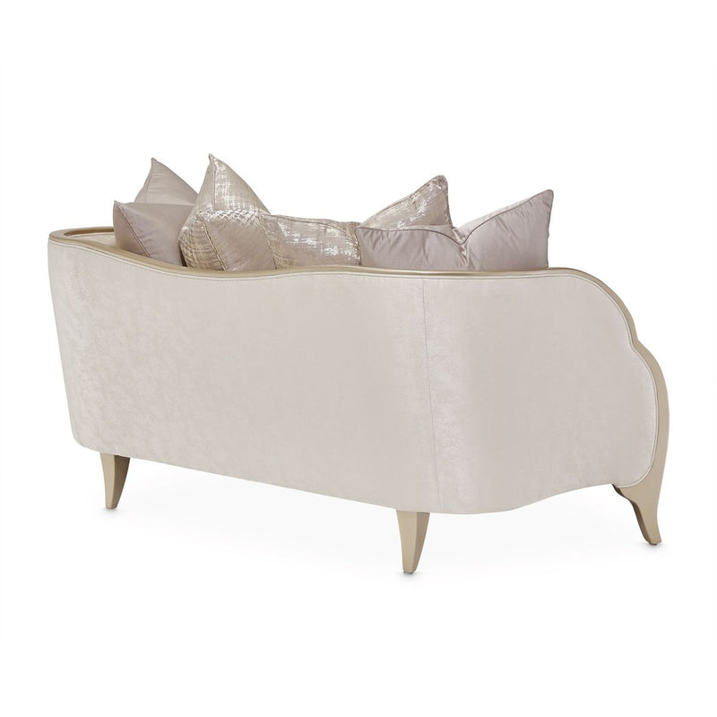 AICO Malibu Crest Loveseat in Chardonnay