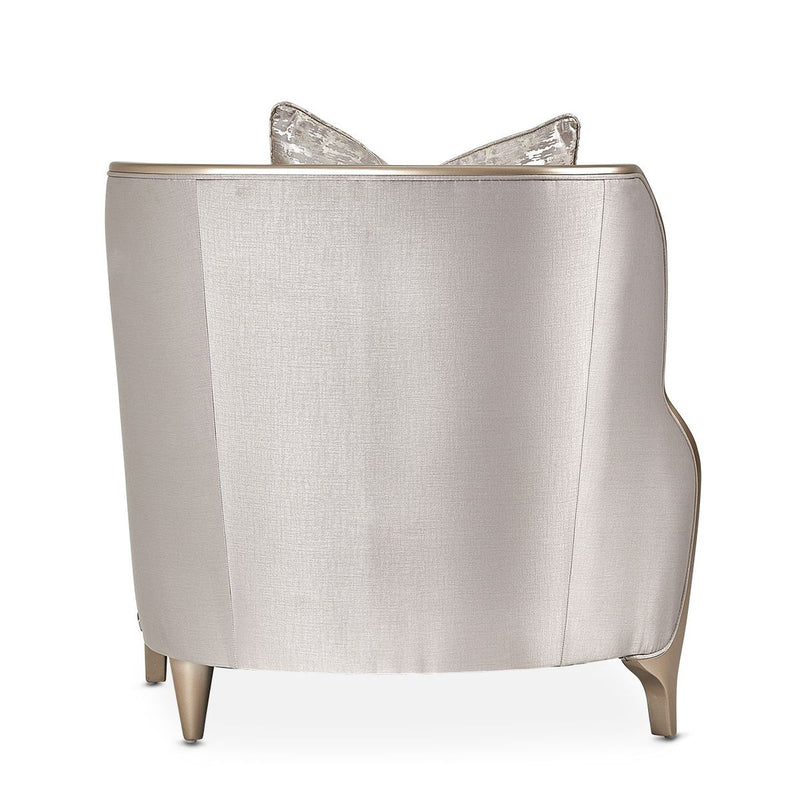 AICO Malibu Crest Chaise in Chardonnay