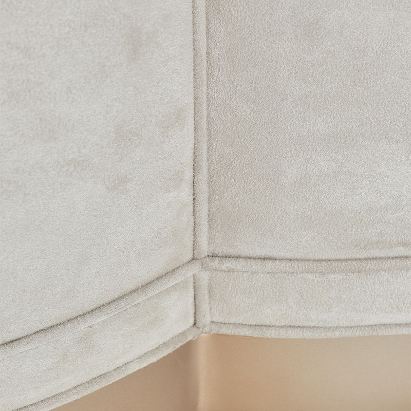 AICO Malibu Crest Cocktail Ottoman in Chardonnay