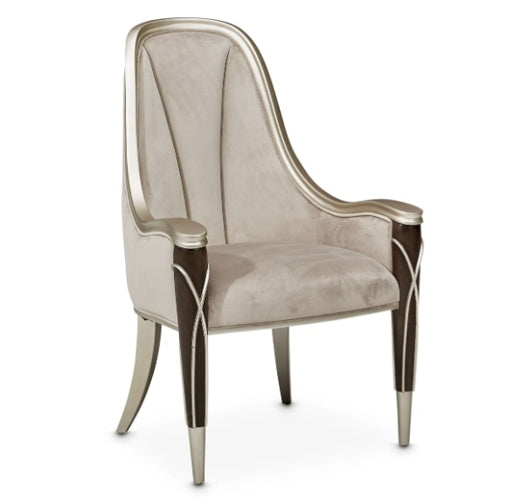 AICO Villa Cherie Arm Chair in Hazelnut