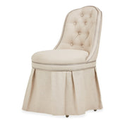 AICO Villa Cherie Tufted Vanity Chair in Hazelnut image