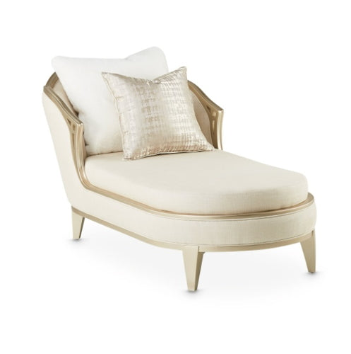 AICO Villa Cherie Chaise in Caramel