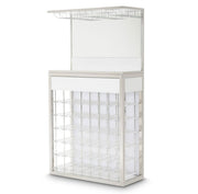 AICO Furniture State St. Wall Bar in Glossy White image
