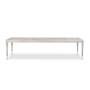 AICO Lanterna Rectangular Dining Table in Silver Mist image