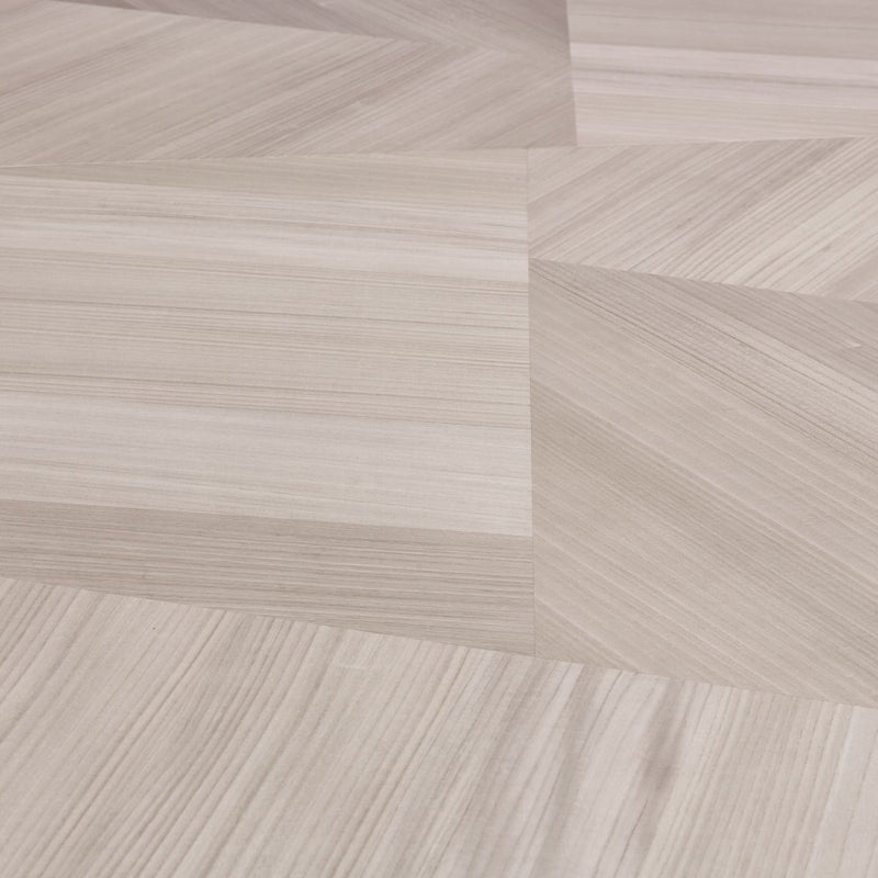 AICO Lanterna Rectangular Dining Table in Silver Mist