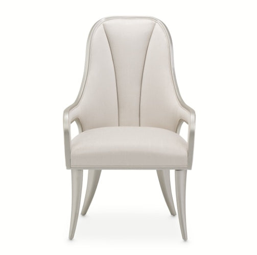 AICO Furniture Penthouse Arm Chair (Set of 2) in Ash Gray