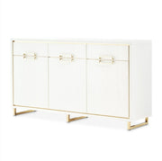AICO Furniture Palm Gate Sideboard in Cloud White image