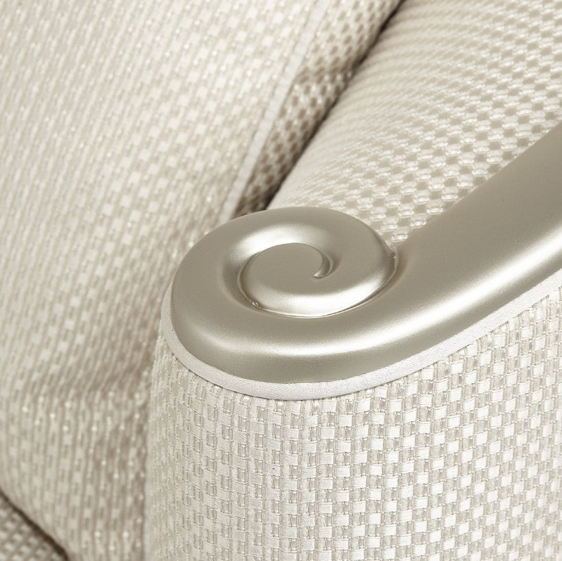 AICO London Place Sofa in Light Champagne