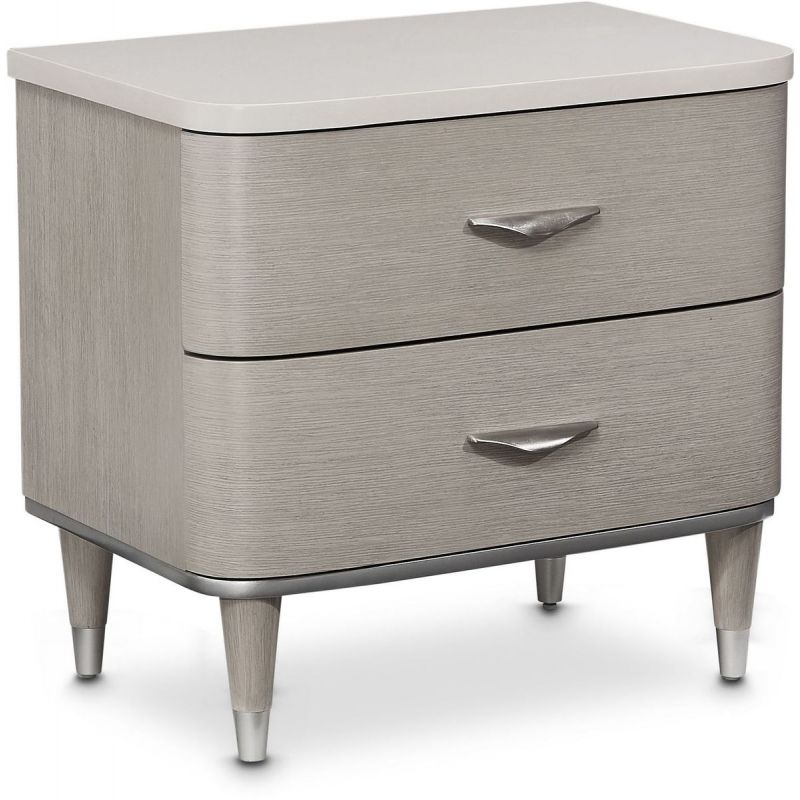 AICO Eclipse Nightstand in Moonlight image