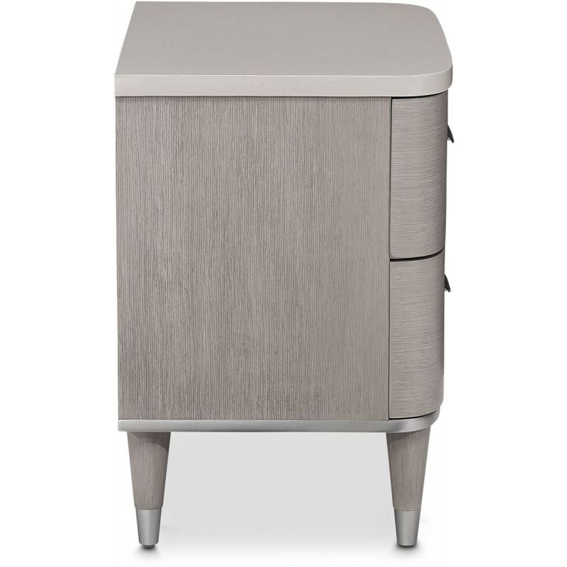 AICO Eclipse Nightstand in Moonlight