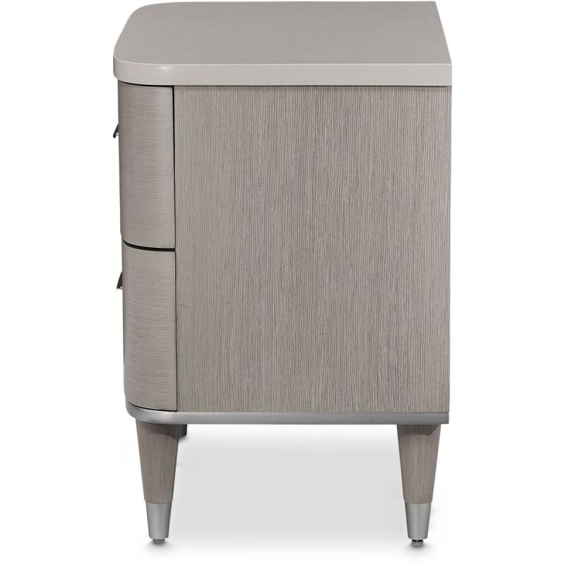 AICO Eclipse Nightstand in Moonlight