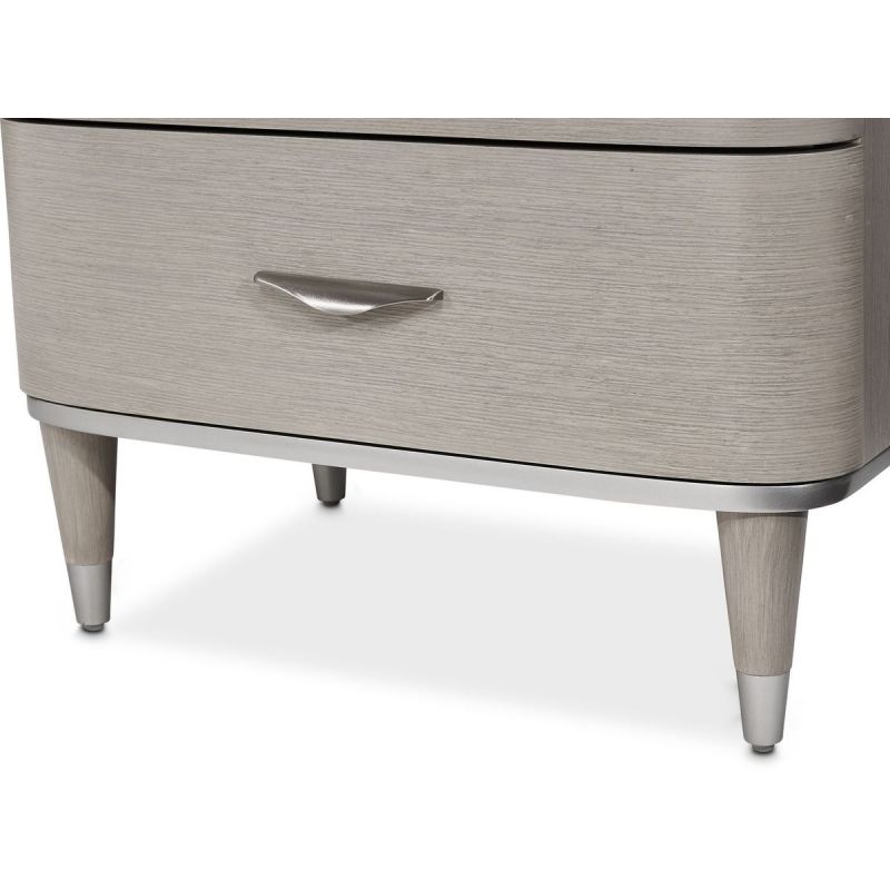 AICO Eclipse Nightstand in Moonlight