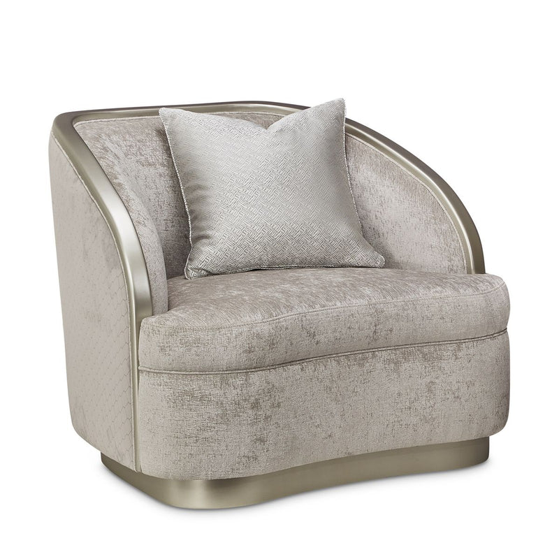 AICO Lanna Matching Chair in Storm Silver Mist image