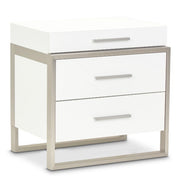 AICO Marquee Nightstand in Cloud White image