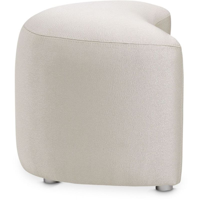 AICO Eclipse Vanity Stool in Moonlight