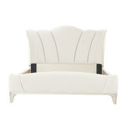 AICO Furniture La Marisia California King Upholstered Platform Bed in Creamy Pearl image