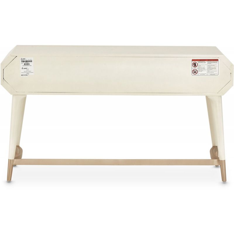 AICO La Rachelle Vanity Desk in Medium Champagne