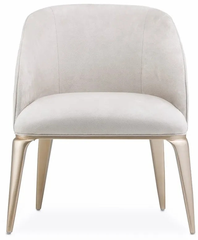 AICO Malibu Crest Vanity Chair in Chardonnay