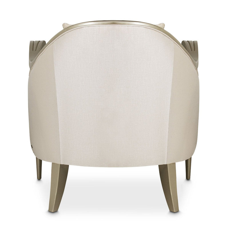 AICO London Place Accent Chair in Champagne