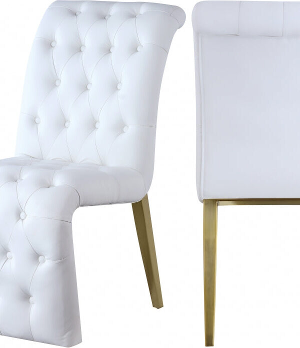 Curve Faux Leather Dining Chair