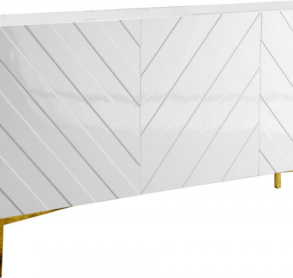 Collette White and Gold Console SKU: CO0005