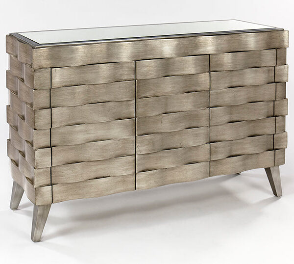Antique Tarnished Silverleaf Console SKU: CO0002