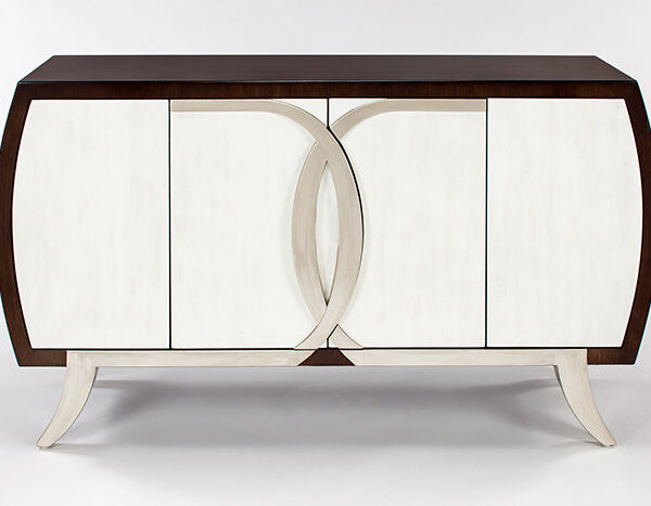 Cloudy white, Silver and Chocolate Console SKU: CO0004