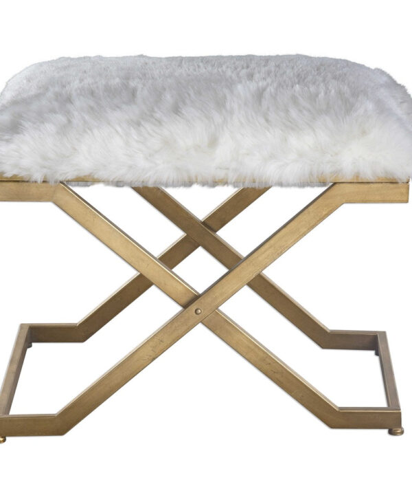 FARRAN SMALL BENCH, GOLD